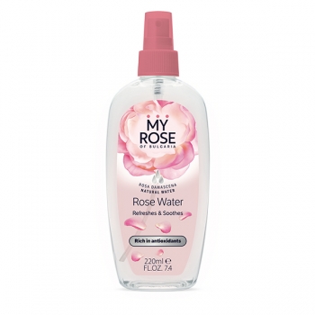Розовая вода My Rose of Bulgaria - освежающий спрей для лица и тела 